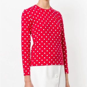 Comme Des Garçons Play
polka dot heart logo T-shirt Size Medium
